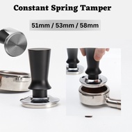 [51/53/58mm]Thread Desigm Constant Spring Tamper Espresso  Coffee Tamper with Spring