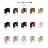 LITTLEBUNNY official Long card holder pu PVC card holder