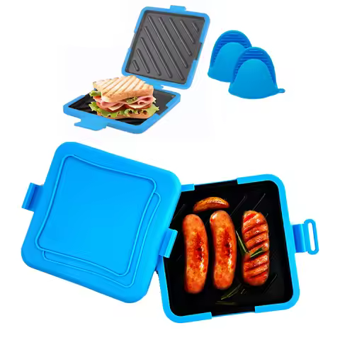 Microwave Toastie Sandwich Maker with mittens Micro Munchy Microwave Toastie Maker Versatile Small T