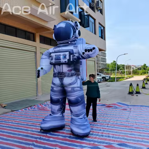 Inflatable Astronaut Spaceman Cartoon Character Model for Party Events Decoration