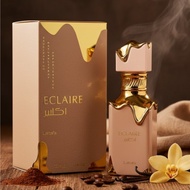 Lattafa Eclaire 100% Original EDP 100ml – Long Lasting Sweet Vanilla Caramel Perfume
