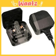 (CHGR25) (EU TO UK | FUSED) EURO/US 2 Pin Plug Converter / 2 Pin To 3 Pin Plug / EU To UK Plug / Pow