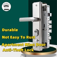 304 Stainless Steel Anti-theft Door Lockset Security Handle Entrance Door Lock Suit Handle Universal