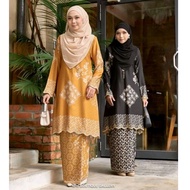 MEKAR Kurung Riau Dobby Silk Sulam plus size 2XL