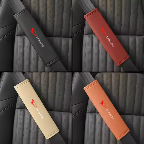 Car Seat Belt Cover Suede Seat Belt Shoulder Pad for Daihatsu Terios Sirion Mira Materia Rocky YRV F