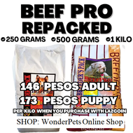 ‼FAST SHIPPING‼ [ 250g, 500g, 1kg ] REPACKED Beef Pro Dog Dry Food | Beef Pro Adult | Beef Pro Puppy