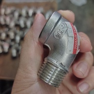 Stainless Steel Street elbow (½")