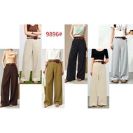 9896 BKK POLKA Trousers Wide Leg Free Size (26-40W)