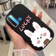Casing HP For Realme 5 5i 5s 6i C3 C3i Case Casing Happy Bear Cesing Protective Silicon HP Casing So