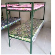 bed double deck military spring