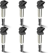 6PCS Ignition Coil Pack Compatible with BMW 325Ci 328i 330Ci 335i 525i 528i 530i 535i 545i 745Li X3 