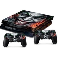 Protective Game Player and Controller Skin Sticker with Monster Face Pattern for Sony PlayStation 4