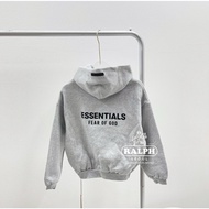 Essentials Fleece Hoodie (Light Hearther)