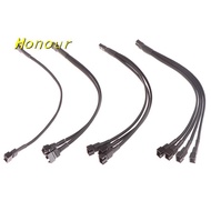 [Honour-t] 1Pc Fan Splitter Cable 4pin Adapter Cable 1 to 1 2 3 4 Computer CPU Fan Splitter PC Fan E