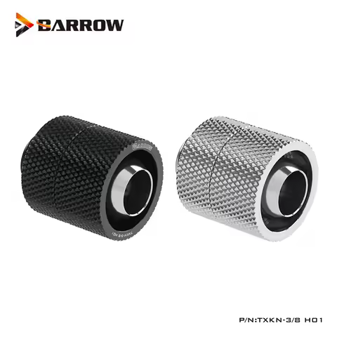 Barrow 10X16MM Hose/Soft Tube 360 Rotary G1/4 Computer Split Water Cooling Liquid Loop Build Compres
