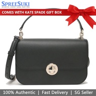 Kate Spade Handbag In Gift Box Crossbody Bag Audrey Flap Crossbody Black # K7330