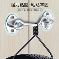 Old-fashioned window lock stainless steel latch do 老式窗户锁扣不锈钢插销门栓免打孔风钩外开窗户风撑推拉门锁卡扣26/5/15fi206