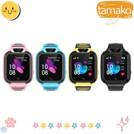 TAMAKO Kids Smart Watch, HD Touch Screen Precise Positioning Telephone Watch, Music Player Pedometer Flashlight Video Camera