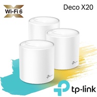 【TP-Link】 Deco X20 AX1800 (三入組) 真Mesh 雙頻無線網路WiFi 6網狀路由器分享器