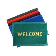 (ANTI-SKID) HM High Quality Emulsion Coil Floor Mat WELCOME Anti Skid Anti Dust Bathroom Mat Tikar L