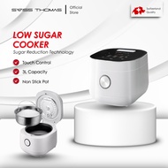 Swiss Thomas Electric Rice Cooker Multifunction Low Sugar Technology Cooker Steamer Non Stick Nasi K