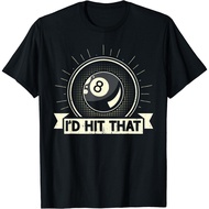 8 Ball I Would Hat That Pool Billiards for Men Best T-Shirt
