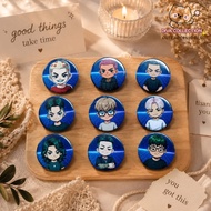 PIN 86 PIN BADGE ANIME AAA CLAN | MARAPTHON AAA CLAN MERCHE {FAN MADE PIN BUTTON}