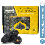 Kurma Ajwa Premium Madina 1kg - Kurma Elshanum Jakarta - Korma azwa kurma nabi
