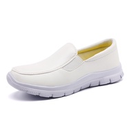 [Free Shipping] Ladies White Black Nurse Shoes Single Shoes White Nurse Shoes