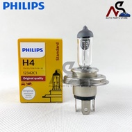 Car Headlight Bulb PHILIPS H4 12V 60/55W P43t-38 Philip Code 12342C1