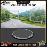 Athena➤Perfume Mat Washable Good Hydrophobicity Reusable Round Decoration Anti-slip Mat for Car