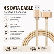 4S 30-Pin USB Charging Data Sync Cable for iPhone 4 4S 3GS iPad 1 2 3 iPod Touch High Speed Durable 
