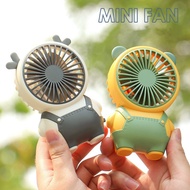 Cute Rechargeable Mini Fan Handheld Outdoor Portable  Fan Student  USB Fan