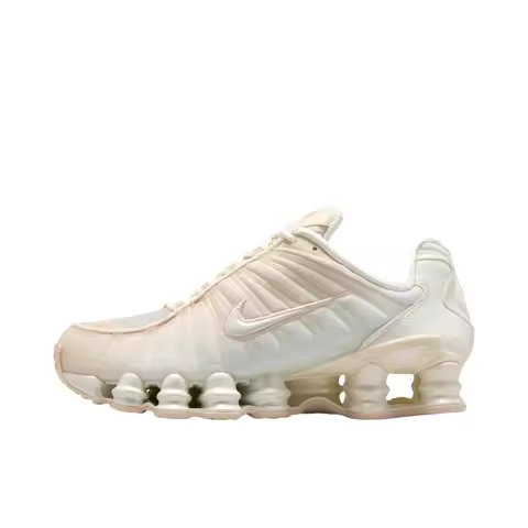 Nike Shox TL Women's Running Shoes, Fashionable, High Quality, Lifestyle Sneakers, Beige