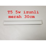MERAH T5 led lamp 5w red 30cm izunli
