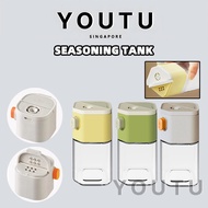 Seasoning Bottle Condiment Container Glass Household Quantitative Salt Bottle Kitchen Spice Jar Spic