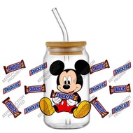 Funko | New 28 Designs Mickey Stitch Popular Snacks Chocolate 16oz UV DTF 3D  Sticker Decals Wraps G