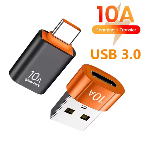 USB 3.0 10A USB A To USB C OTG Adapter Type C to USB Converter USB 3.0 Adapter For Xiaomi 12 MacBook