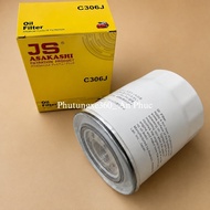 Oil filter, engine oil filter JS ASAKASHI JAPAN C306J for Mitsubishi Pajero Sport 2.5L diesel engine