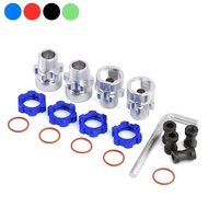 Metal 12mm to 17mm Splined Wheel Hex Hub Adapter for Traxxas 1/10 Slash 2WD 4X4 Rustler Stampede 2WD