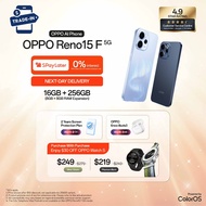 OPPO Reno15 F 5G 16GB (8+8) + 256GB | 50MP Camera | eSIM | 120Hz AMOLED | 6500mAh | 80W SUPERVOOC | 
