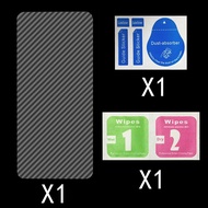 ฟิล์มด้านหลังป้องกันโทรศัพท์เคฟล่าคาร์บอนไฟเบอร์สำหรับ Xiomi Xiaomi POCO C65 F5 X6 Neo X5 X4 X3 NFC F4 F3 GT F2 M6 M5 M4 M3 Pro C40 C50 C55 5G 4G 2024