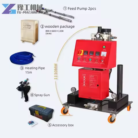 Portable Polyurethane Pu Spray Foam Machine for Wall Roof Tank Container Insulation Polyurethane Foa