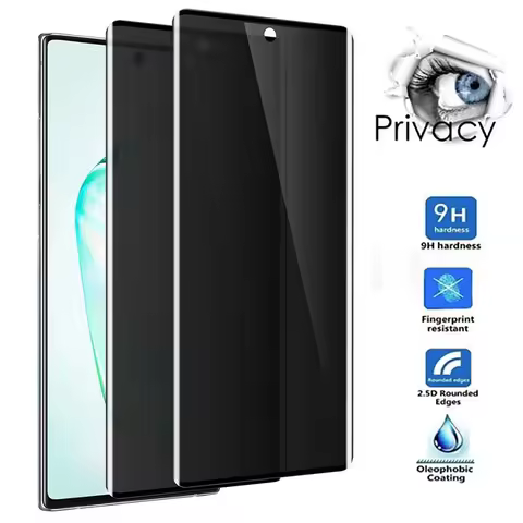 Anti Spy Tempered Glass Full Screen Protector, Privacy Film, for Samsung S24, S23, S22, S21, 20 Ultr