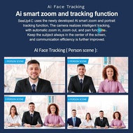 4K Camera USB Webcam HD Video Conference Camera with Microphone and Speaker AI Face Tracking Auto Fo