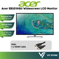 Monitor LED Acer EB321HQ / EB321HQU 31.5" (IPS / 2560 x 1440 / 60Hz / 4ms / VGA / HDMI)
