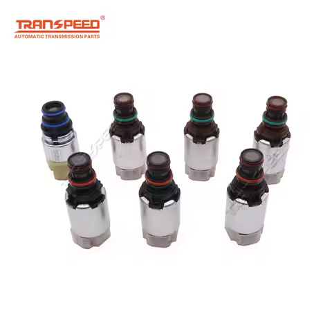TRANSPEED 6R80 Transmission Valve Body Solenoid Kit 7PCS AL39-7G276-AF For Ford F-150 RANGER LINCOLN