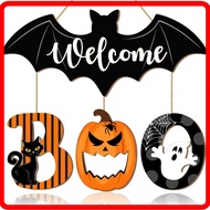 New Wooden Halloween Party Atmosphere Decoration Home Mouse Head Hanging Decoration Courtyard Foyer 