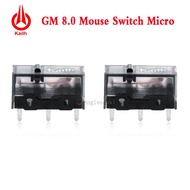 2 PACK Kailh GM 8.0 Suis Mikro Hitam untuk Butang Tetikus Permainan 80 Juta Klik