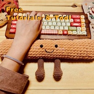 Handmade diy Keyboard Baguette Multifunctional Bracket Wrist Rest Woven Material Package Send Friend